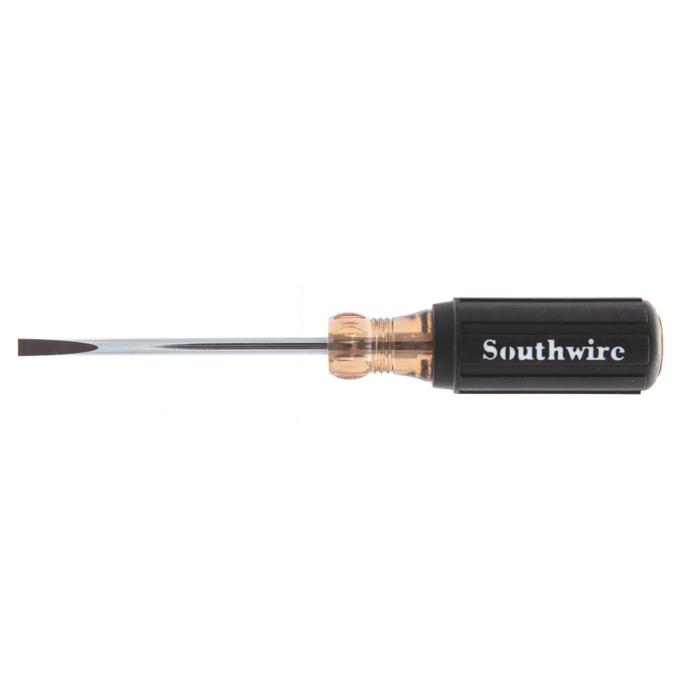 Southwire SD1/4C4 1/4" Cabinet Tip Screwdriver with 4" Round Shank