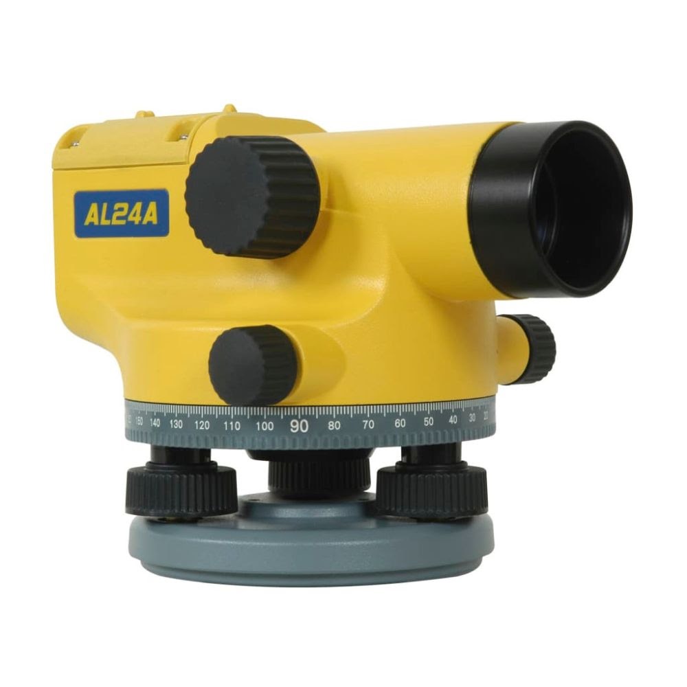Spectra AL24A-1 24x Air Dampened Automatic Level with Tripod and Rod (Tenths) - 2