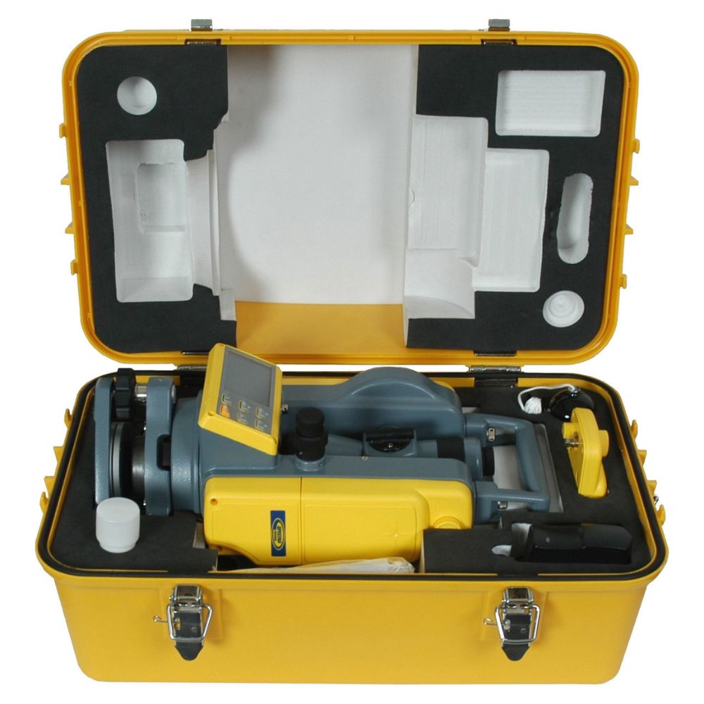 Spectra Precision Laser DET-2 Dig Elec Theodolite, 2 Sec, Dual Lcd Disp, Nimh Bat & Char, Alk Bat Pack, Lens Cover, Calibr Tool, Plumb Bob & Carry Case - 3