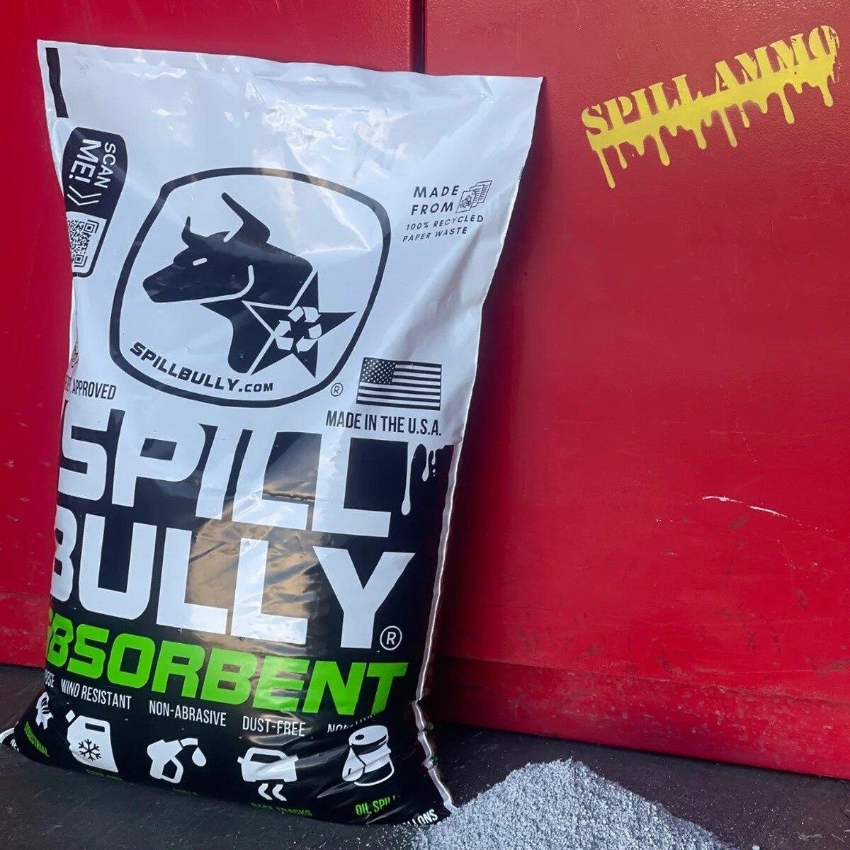 Spill Bully SBHEAVY Heavy Wind Resistant Granular Spill Absorbent - 2
