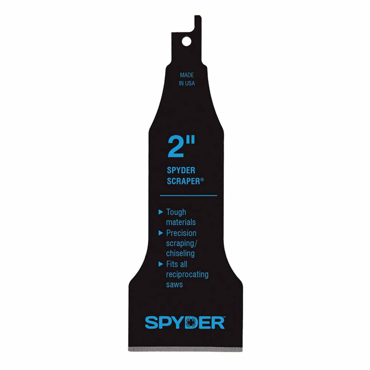 Spyder 00319 2-Inch Scraper Blade Attachment for Reciprocating Saws