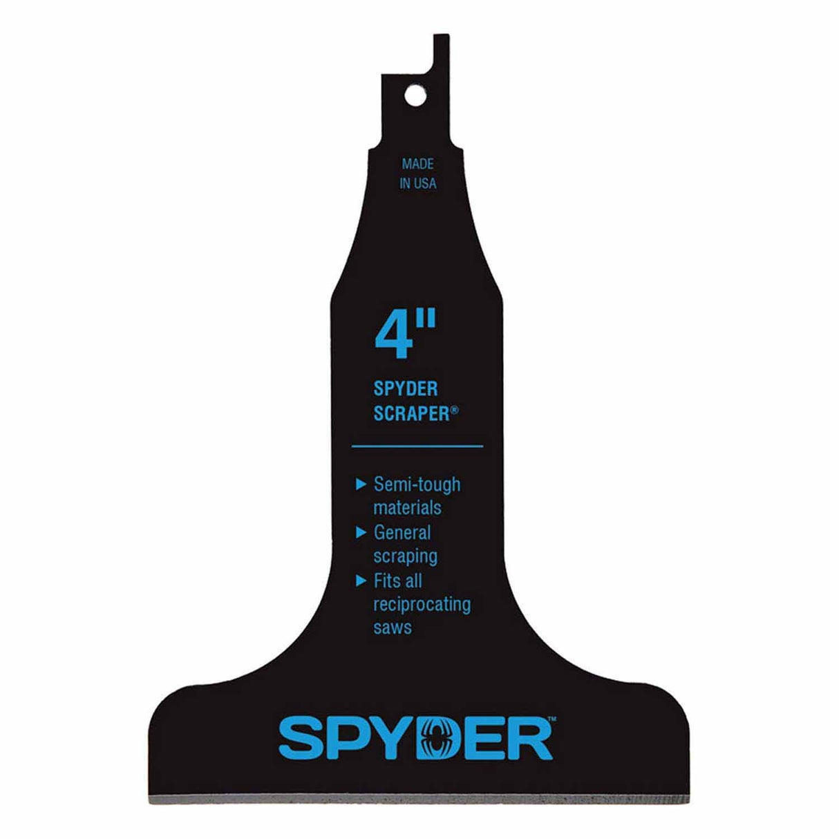 Spyder 00320 4-Inch Scraper Blade Attachment for Reciprocating Saws
