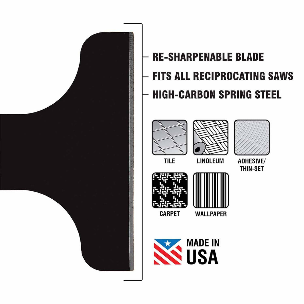Spyder 00320 4-Inch Scraper Blade Attachment for Reciprocating Saws - 2