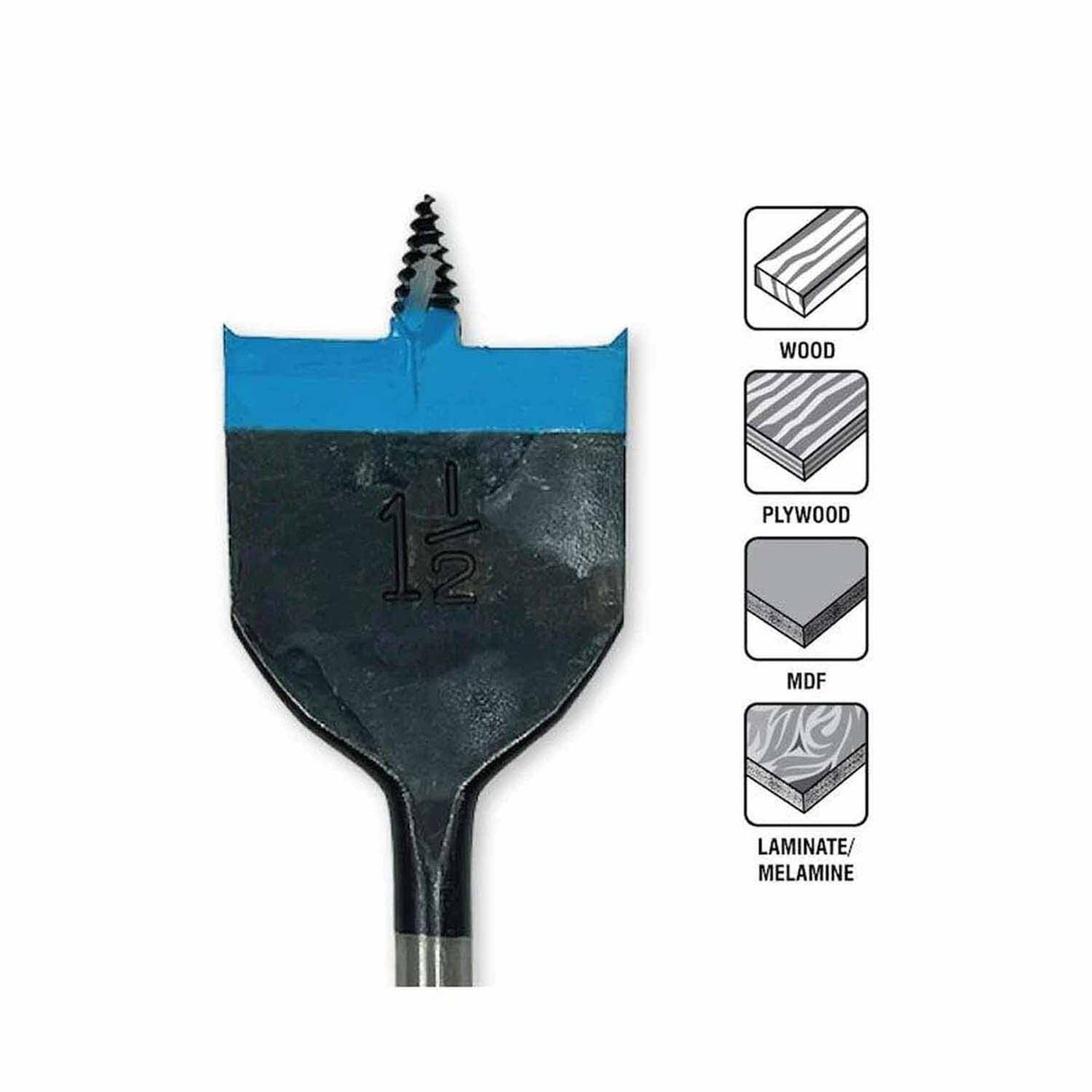 Spyder 11003 1/4-Inch x 6-Inch Spade Bit - 3