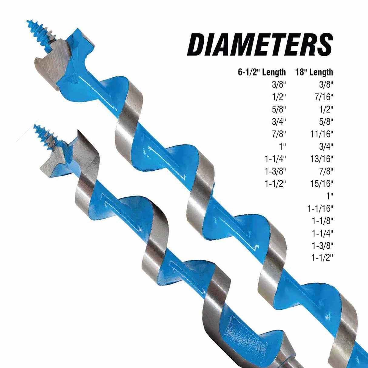 Spyder 12012 1-1-/8-Inch x 6-1/2-Inch Auger Bit - 3