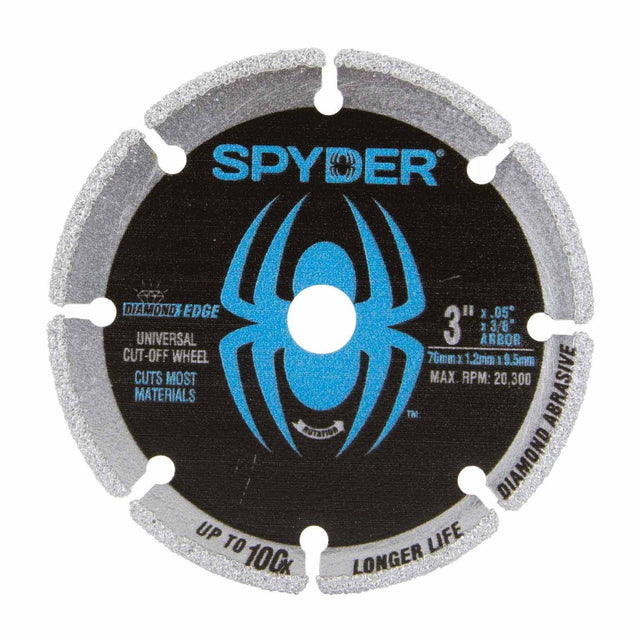 Spyder 14003 Diamond Bite 3-Inch Cut-Off Wheel