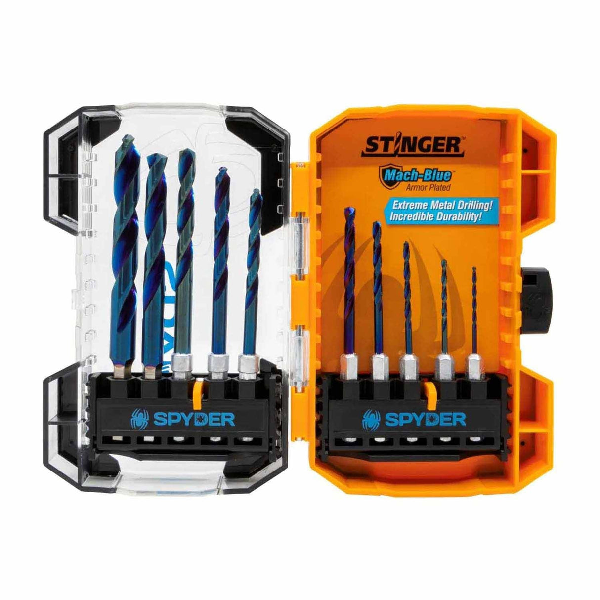 Spyder 19017 10-Piece Assorted HSS Twist Drill Bit Set