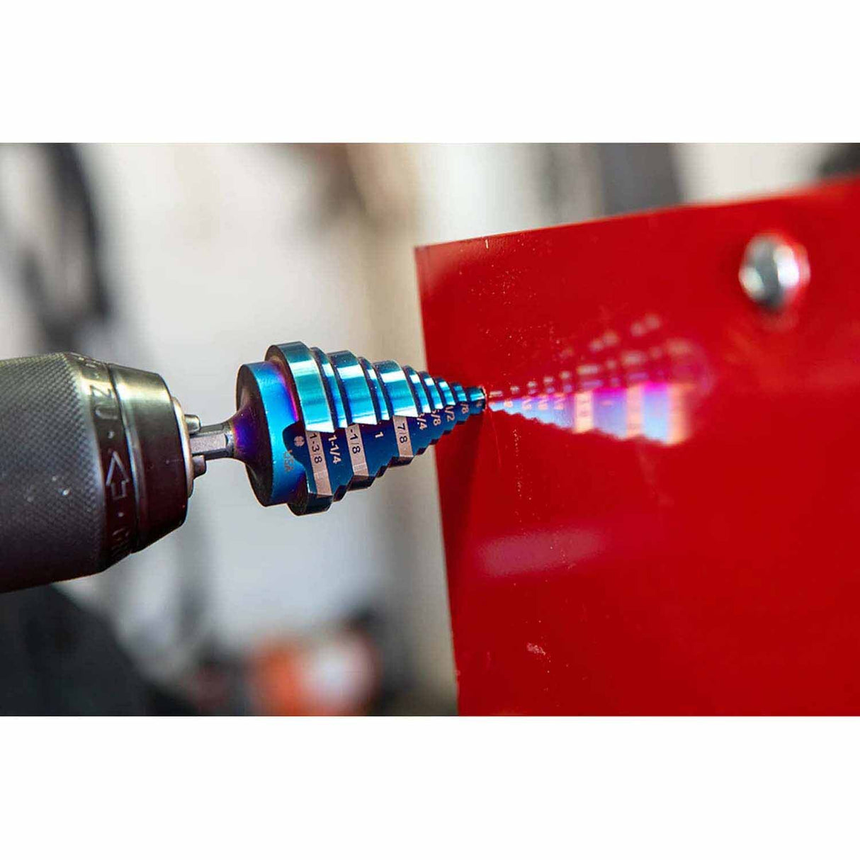 Spyder 19025 2-Piece Hex Shank 12 and 13 Step Drill Bit Set (1/8 to 1/2-Inch and 3/16 to 7/8-Inch) - 5