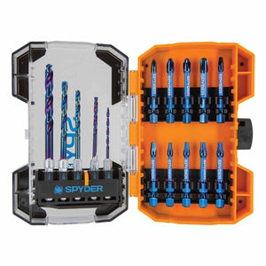 Spyder 19031 15-Piece Drill And Impact Driver Bit Kit