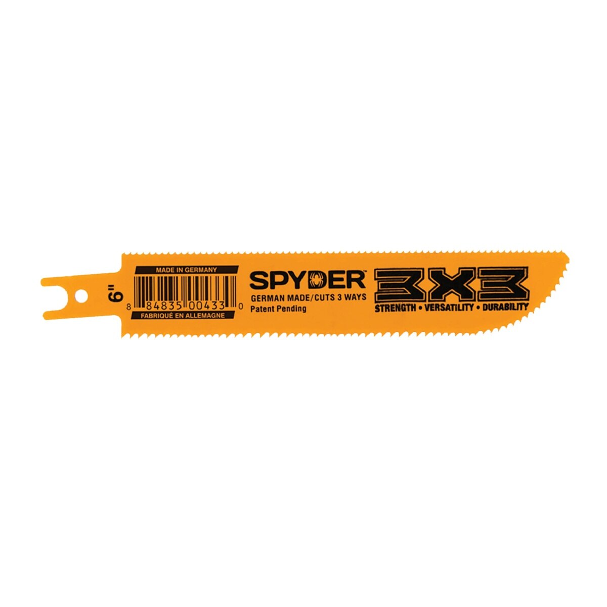 Spyder 200203 6"ch Double-Edged Bi-Metal Reciprocating Saw Blade 10 14 TPI - 2