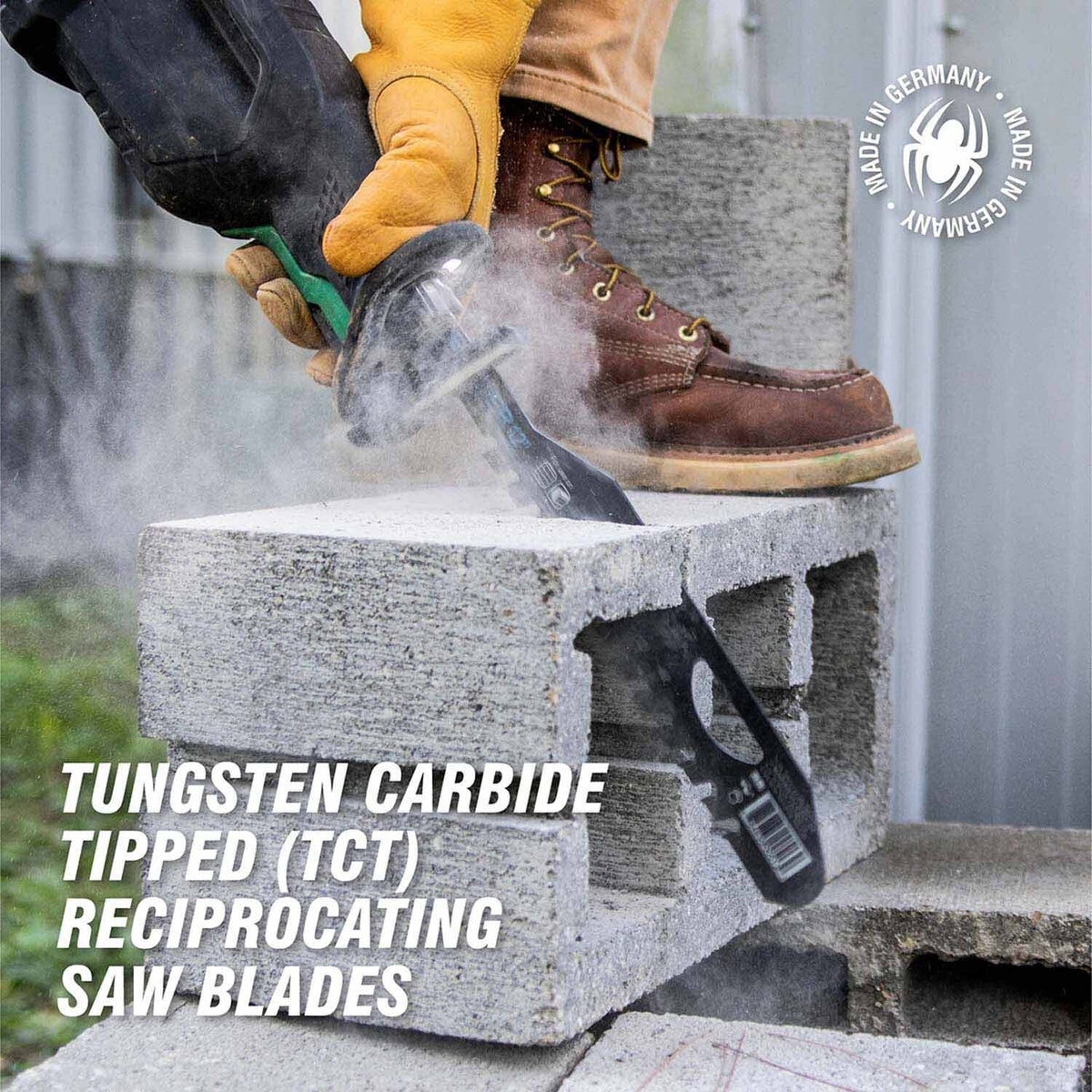 Spyder 200210 12-Inch 2-TPI Demolition TCT Reciprocating Saw Blade - 4
