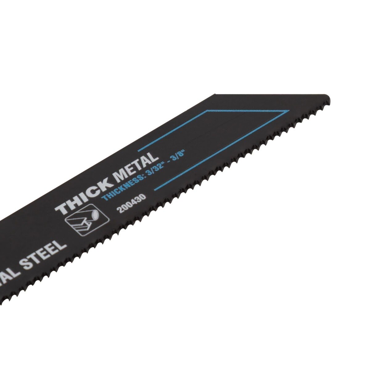 Spyder 200430-5 Black Series 6 in 14 TPI 8 Percent Cobalt Bi-Metal Thick Metal Reciprocating Saw Blades (5 Pack) - 3