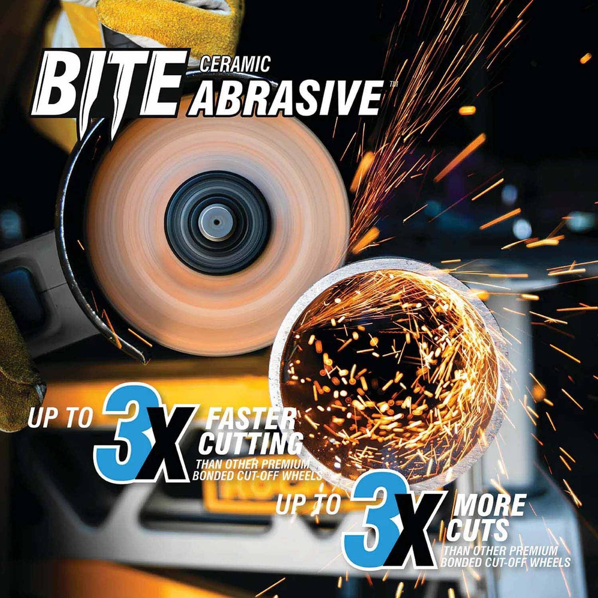 Spyder 21102 4-Inch Bonded Ceramic Abrasive Cut-Off Wheel - 4