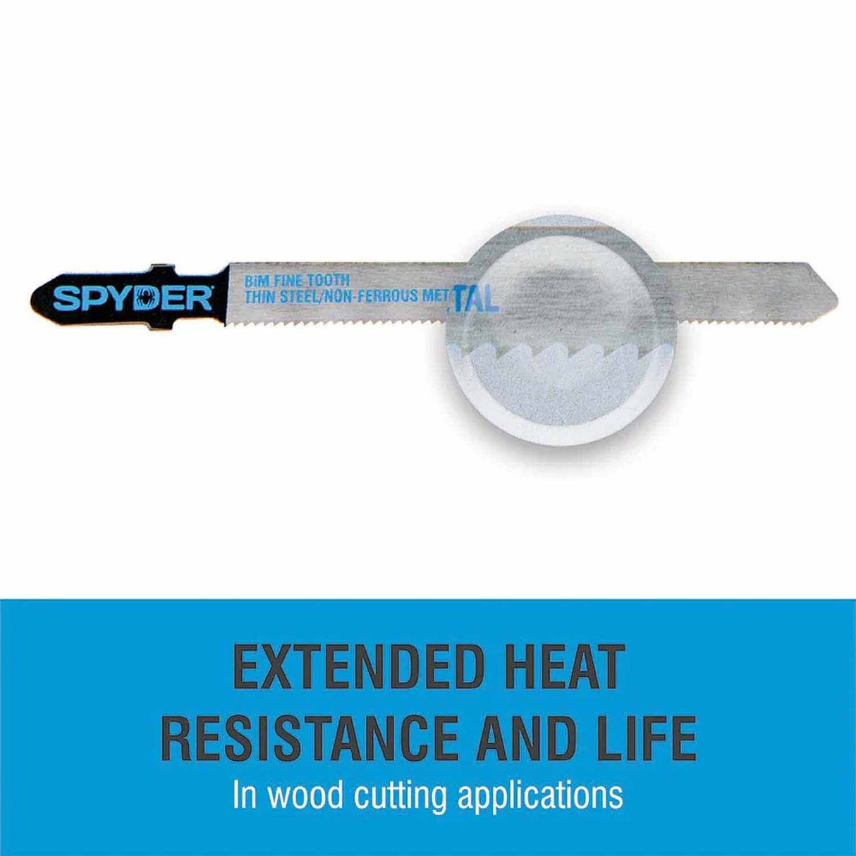 Spyder 300098 T-Shank Metal And Wood Cutting Bi-Metal Coarse Tooth Jig Saw Blades (3-Pack) - 4