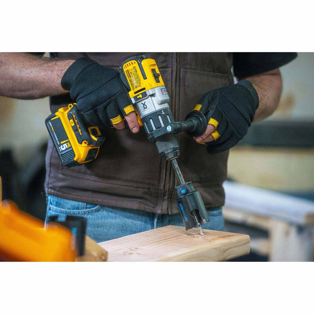 Spyder 600634P Hex10 1/2-Inch HSS Quick Change Hole Saw Arbor Assembly - 8