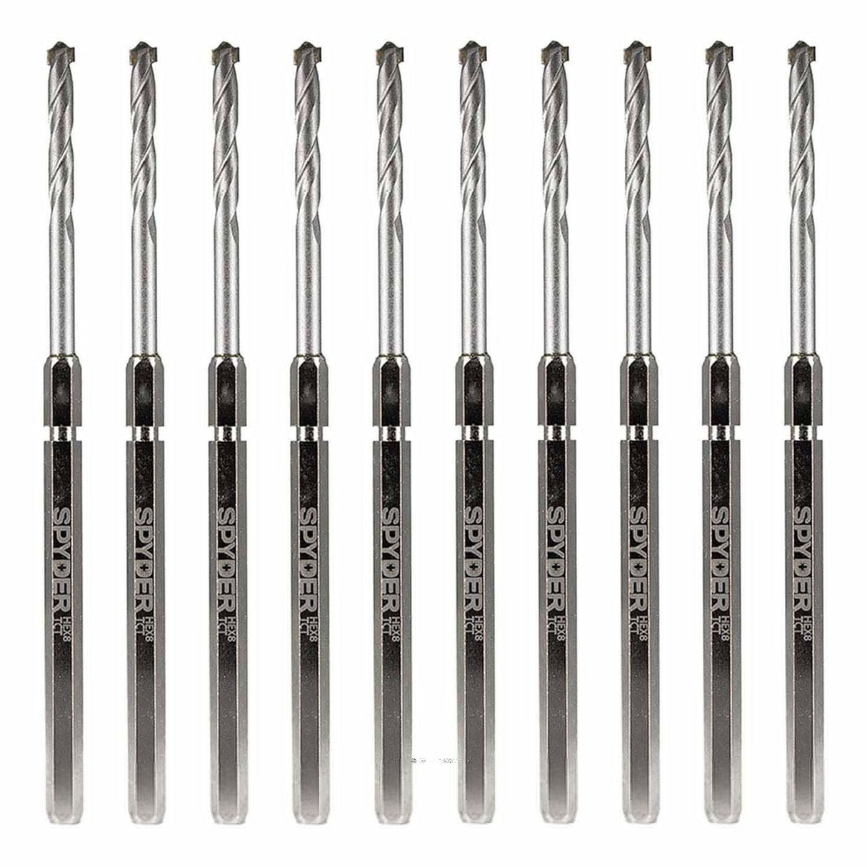 Spyder 600649-10 Hex8 3/8-Inch TCT Quick Change Hole Saw Arbor Pilot Bit (10-Pack)