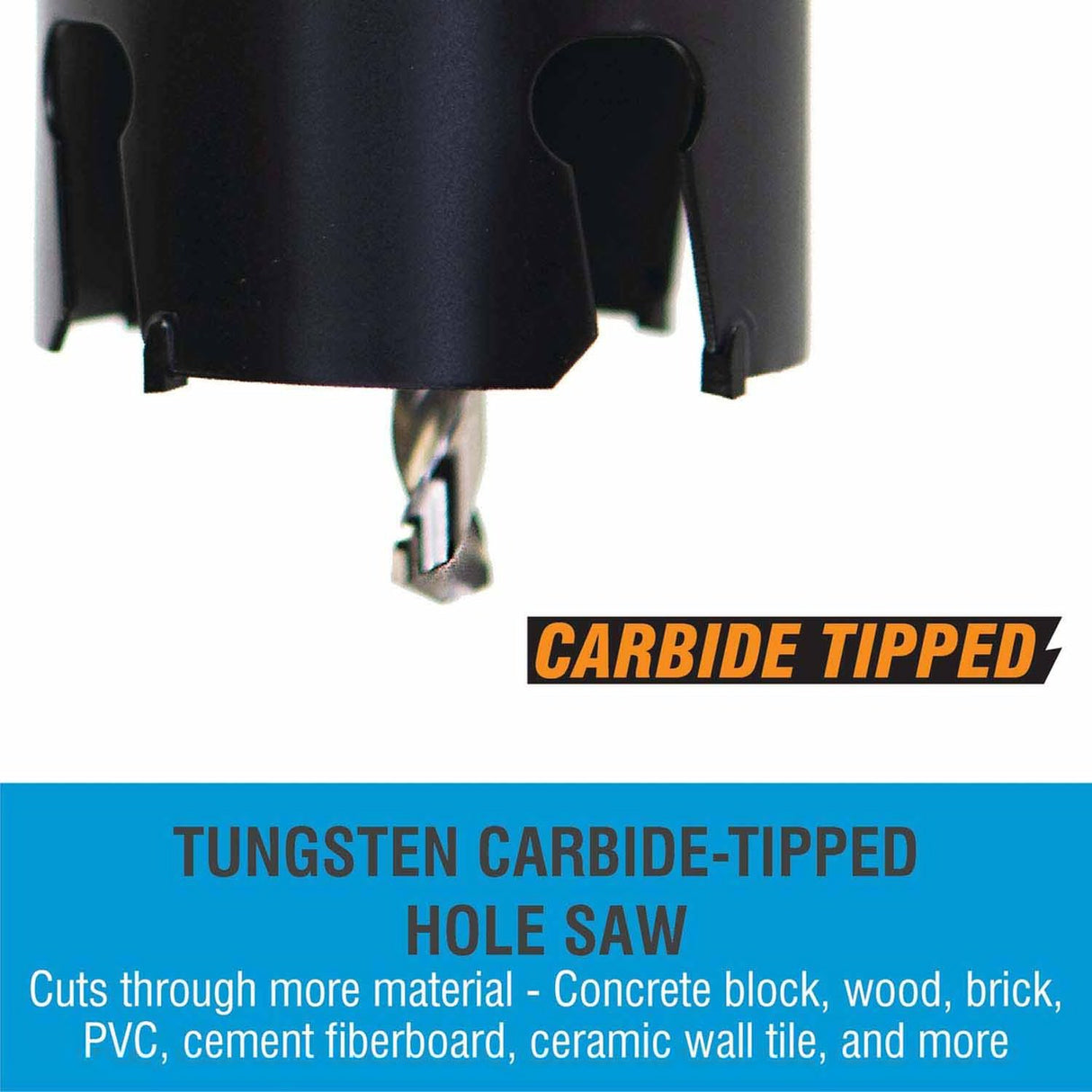 Spyder 600841 1/2-Inch HSS Hex11 Deep Cut Quick Change Hole Saw Arbor Pilot Bit - 3