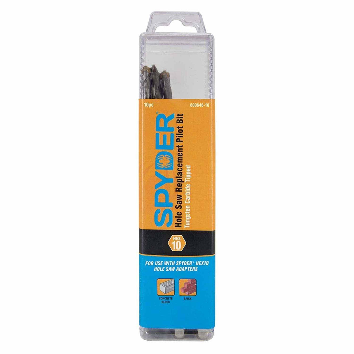 Spyder 600869-10 Hex10 1/2-Inch Quick Change Hole Saw Arbor (10-Pack) - 3