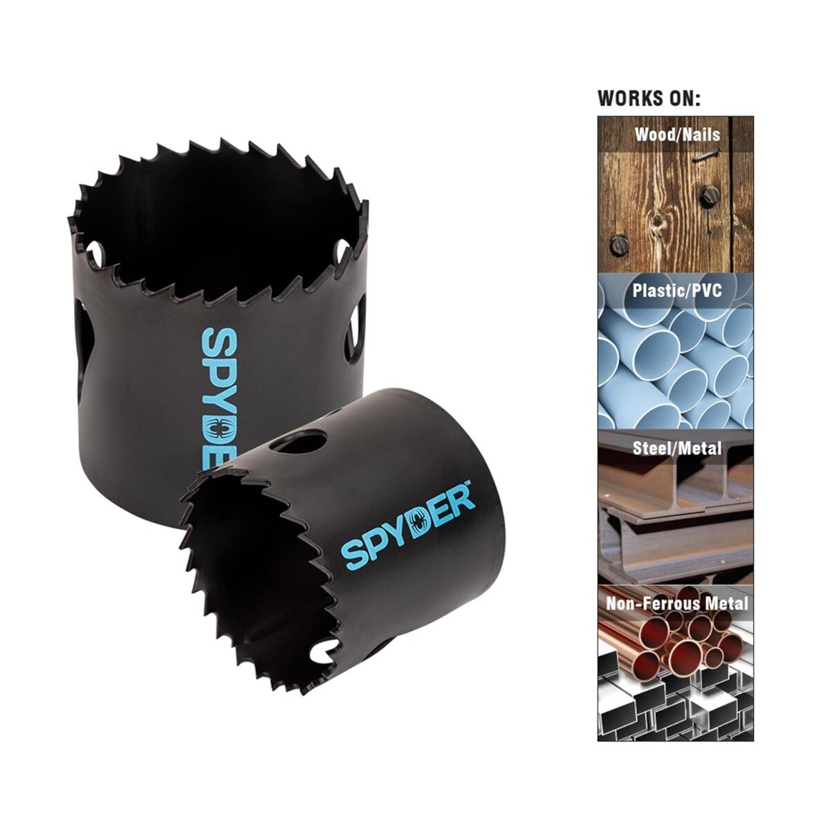 Spyder 601007 Master Electricians Holesaw Kit BOM - 3