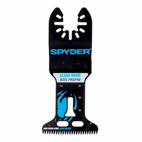 Spyder 70008 1.75-Inch x 2-Inch HSS Clean Wood Cutting Oscillating Tool Blade
