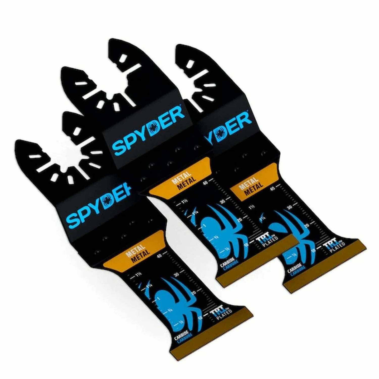 Spyder 70013-3 1.35-Inch x 2-In Carbide Wood And Metal Cutting Oscillating Tool Blade (3-Pack)
