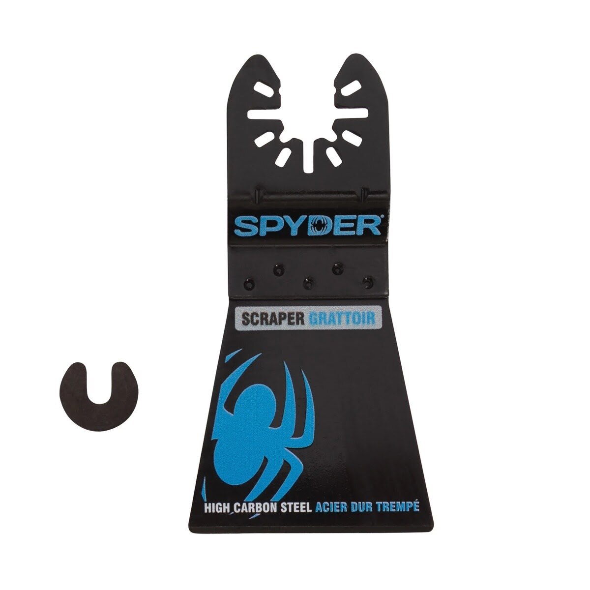 Spyder 70022 2 in High Carbon Steel Oscillating Tool Rigid Scraper Blade with Dremel Adapter