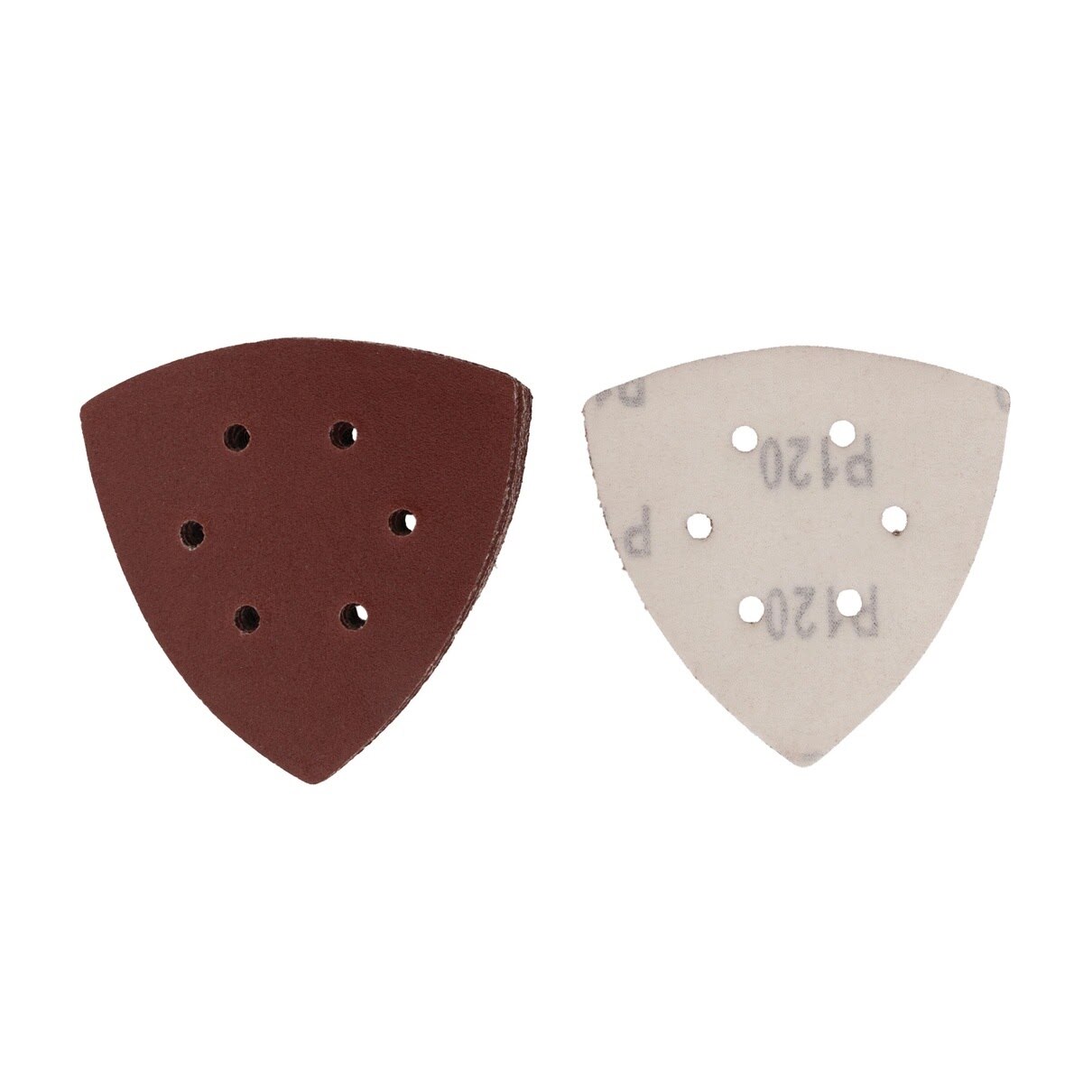 Spyder 70033 3-5/8" 120-Grit Aluminum Oxide Triangle Detail Sanding Sheets (10 Pack) - 3