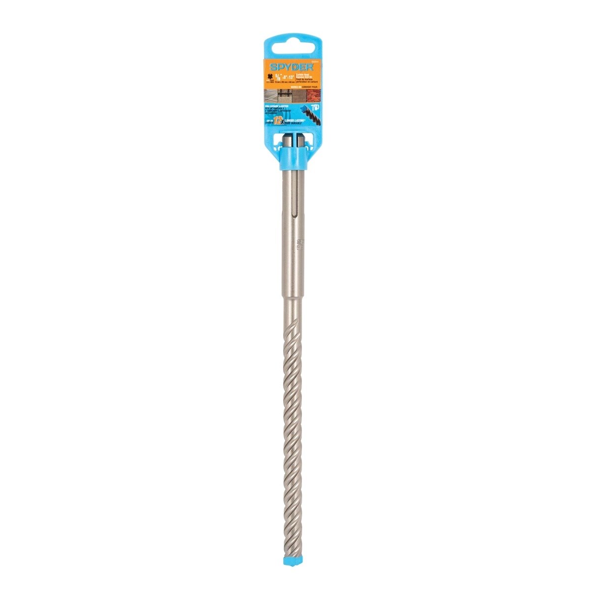 Spyder 950044 5/8" x 13" SDS-Max 4-Cutter Carbide-Tipped Rotary Hammer Drill Bit - 4