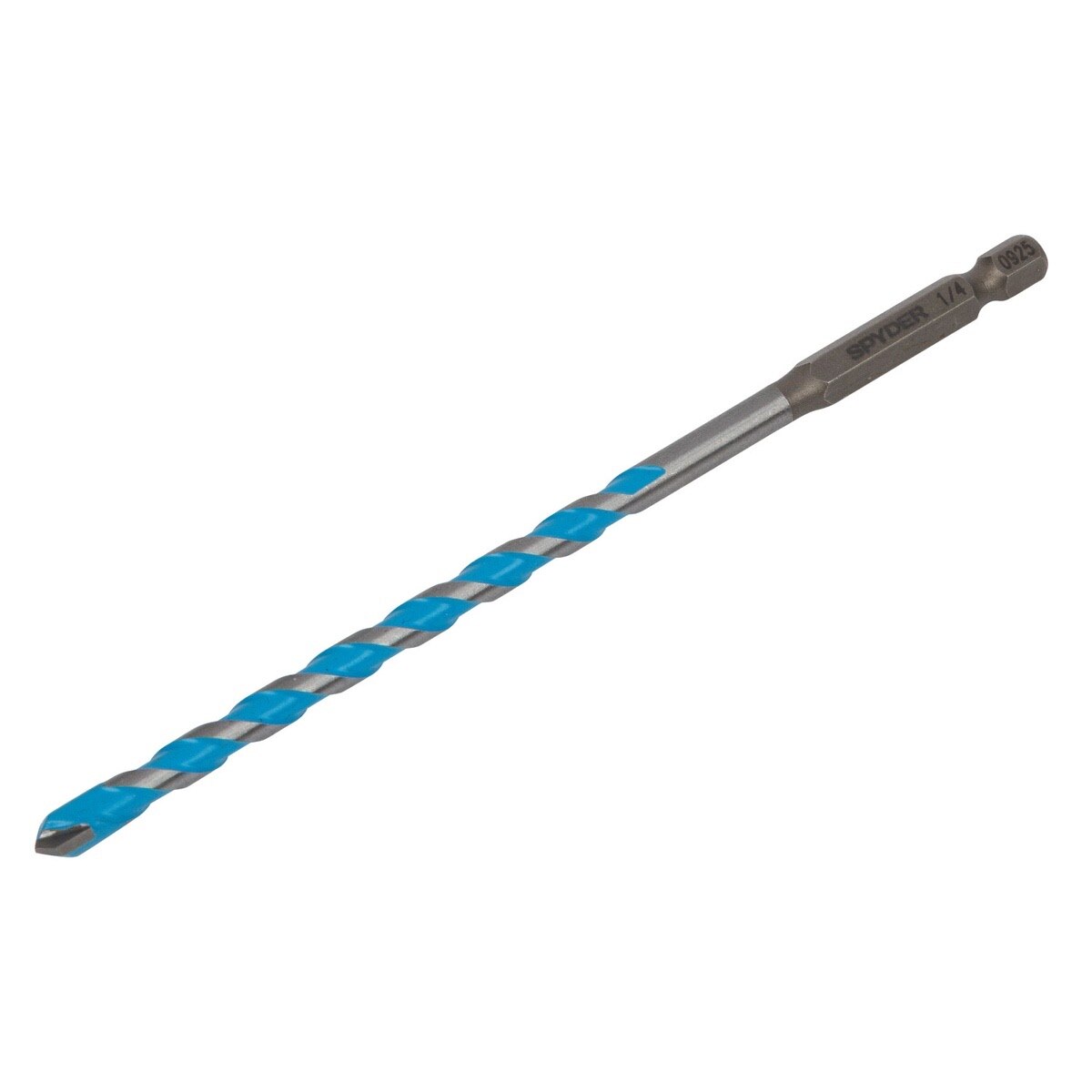 Spyder 950084 1/4" x 6" Impact Shank Carbide-Tipped Multi-Construction Masonry Drill Bit