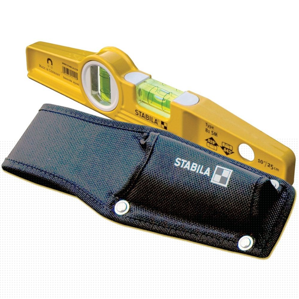 Stabila 30003 Black Holster for Die Cast Torpedo Levels