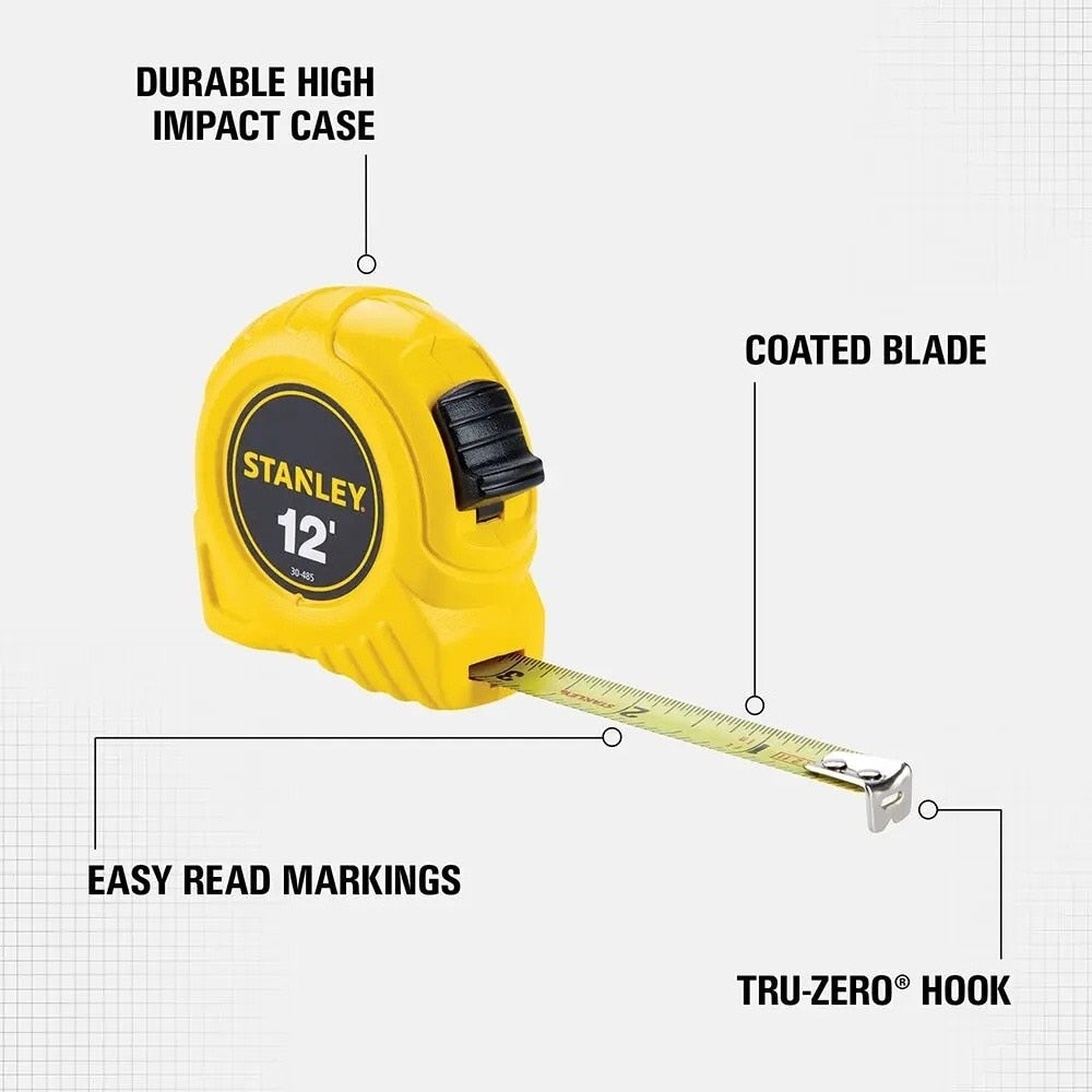 Stanley 30-485 1/2" X 12' Tape Measure - 2