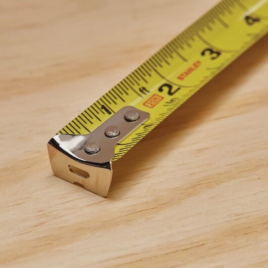 Stanley 33-425THR PowerLockClassic 1" x 25' Tape Measure with Blade Lock and Belt Clip - 4