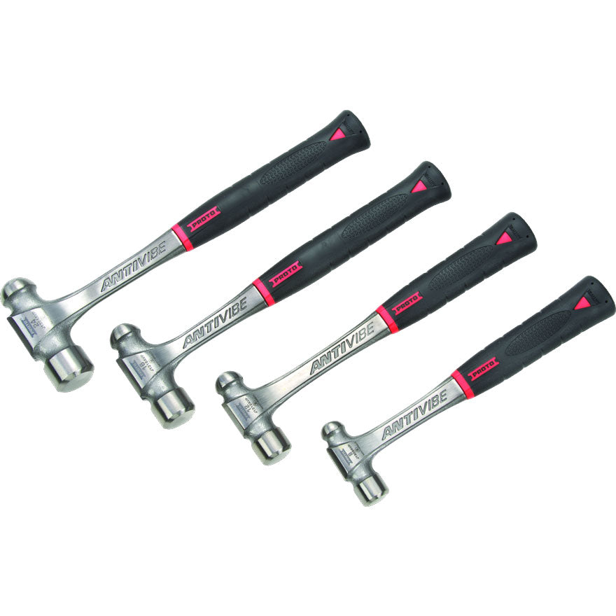 Proto J1304AVPS 4 Piece Anti-Vibe Ball Pein Hammer Set – Toolup