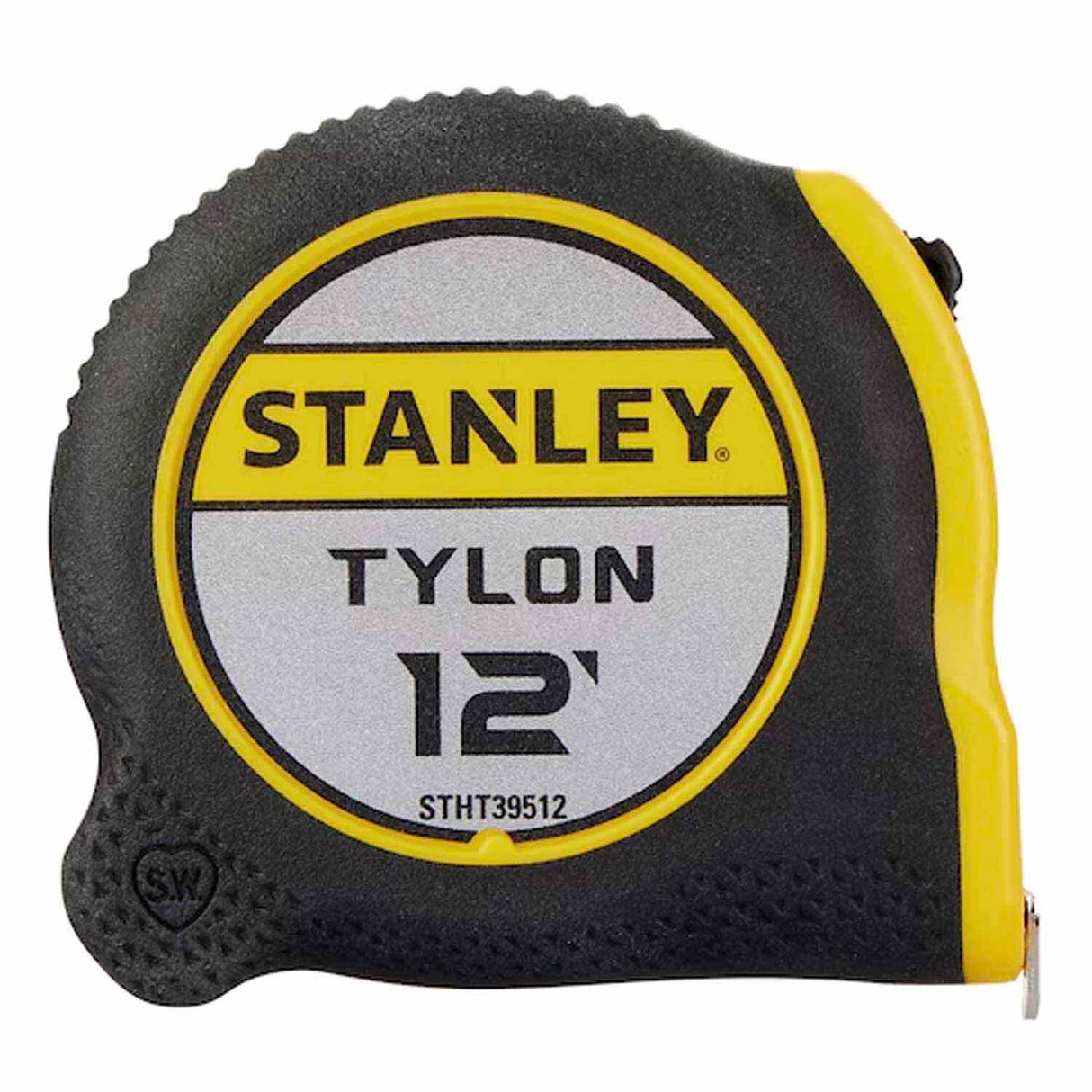 Stanley STHT39512 Tylon 12 ft Tape Measure with TRU-ZERO Hook and Rubber Over Molded Case