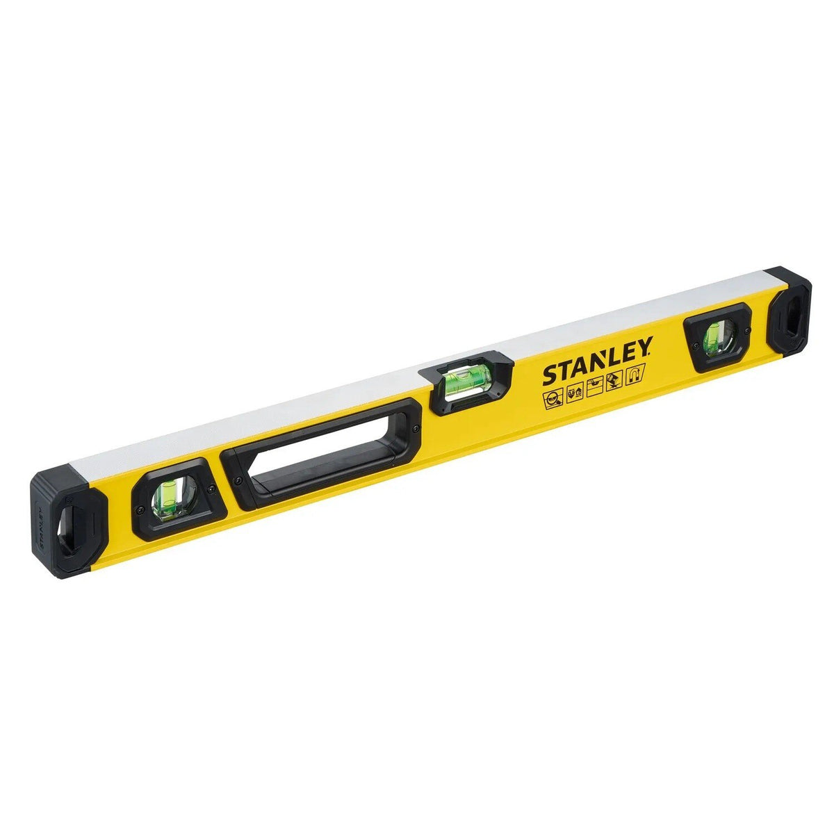 Stanley STHT41724 24" Magnetic Box Beam Level with Magnified Center Vial - 3