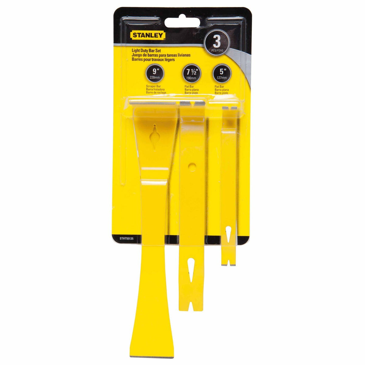 Stanley STHT55135 3-Piece Light-Duty Pry Bar Set (3 Pack) - 2