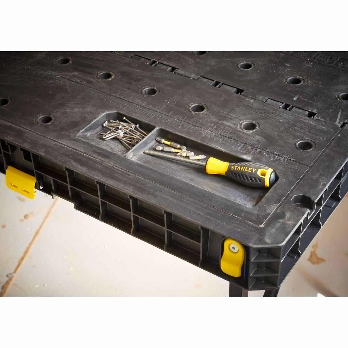 Stanley STST11552 33-1/2" x 23-1/2" Fold Up Workbench - 8