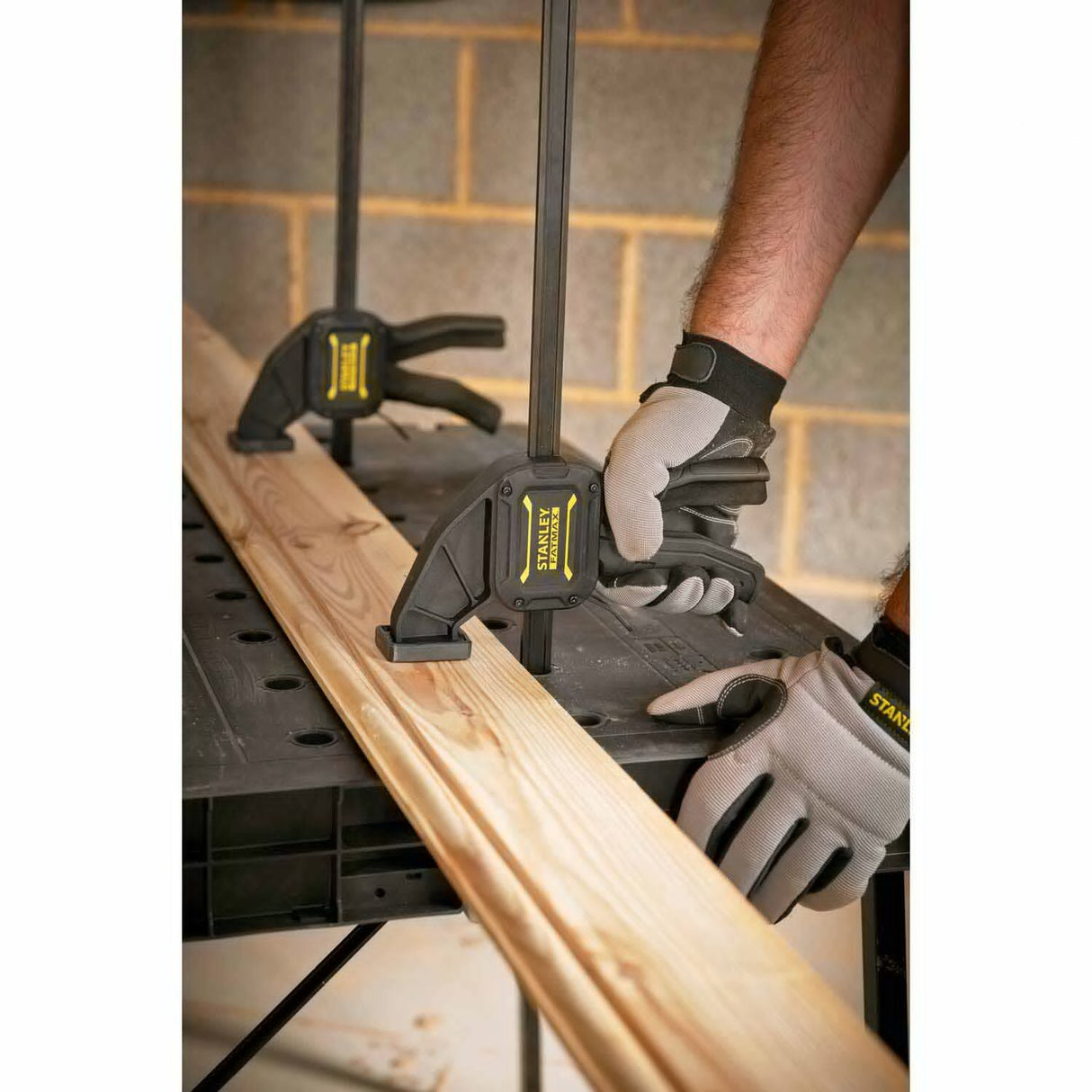 Stanley STST11552 33-1/2" x 23-1/2" Fold Up Workbench - 9