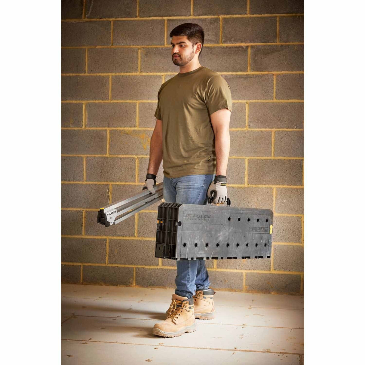 Stanley STST11552 33-1/2" x 23-1/2" Fold Up Workbench - 12