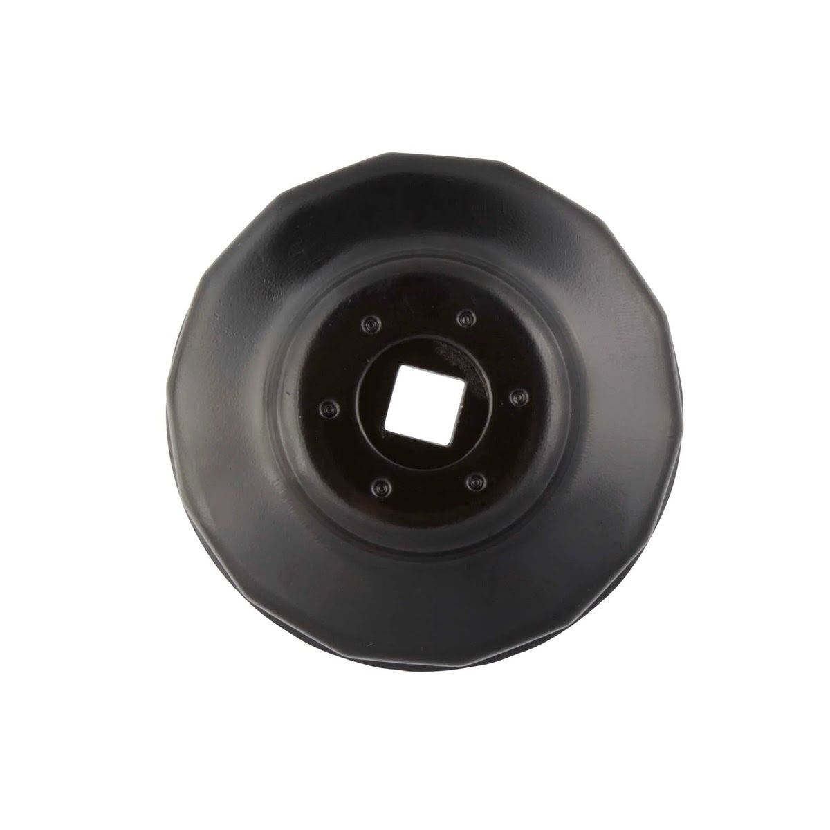 Steelman Pro 06120 76mm x 14 Flute Low Profile Oil Filter Cap Wrench Socket 3/8 in Drive - 2