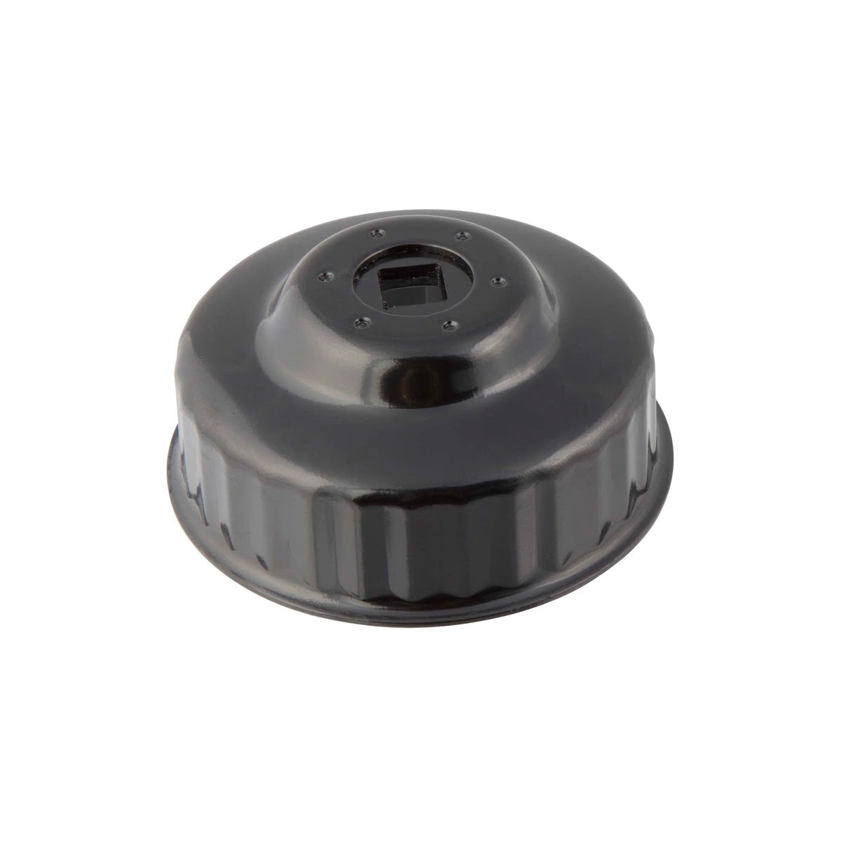 Steelman Pro 06127 76mm x 30 Flute Low Profile Oil Filter Cap Wrench Socket for Confined Screw-In Filters 3/8 in Drive