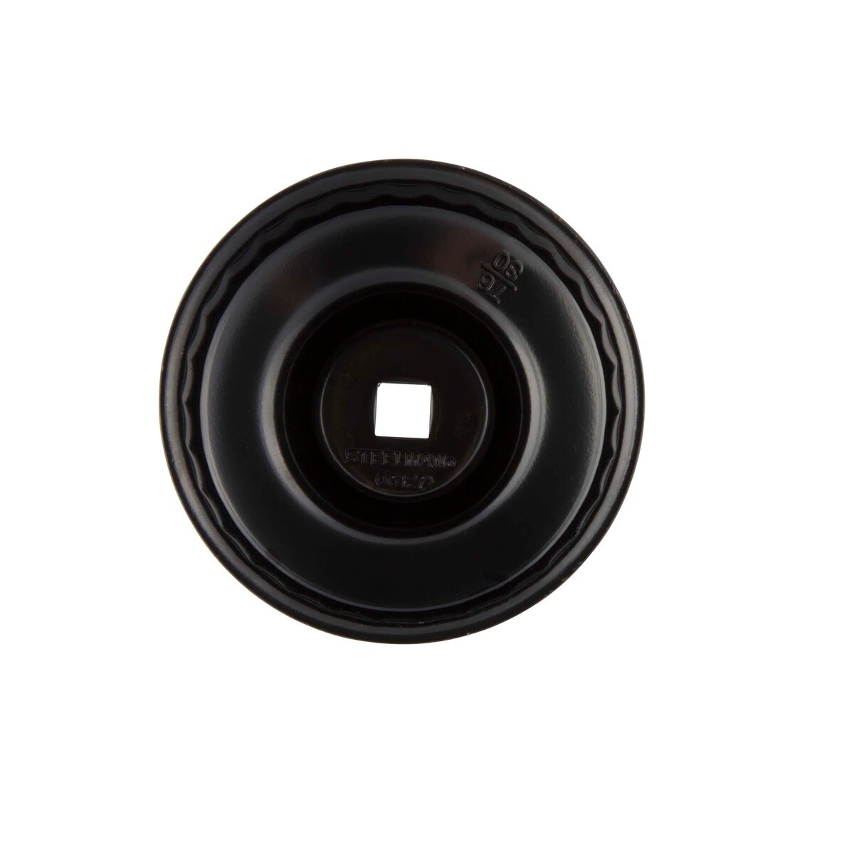 Steelman Pro 06127 76mm x 30 Flute Low Profile Oil Filter Cap Wrench Socket for Confined Screw-In Filters 3/8 in Drive - 3