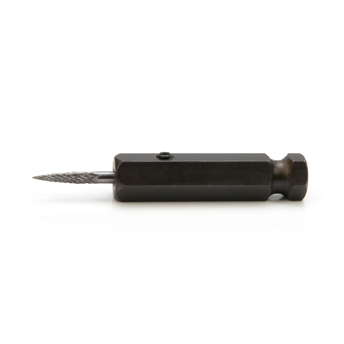Steelman Pro 18240A 1/8 in. Carbide Double Cut Burr for Tire Repair Dressing with Adapter (1 Pack) - 2