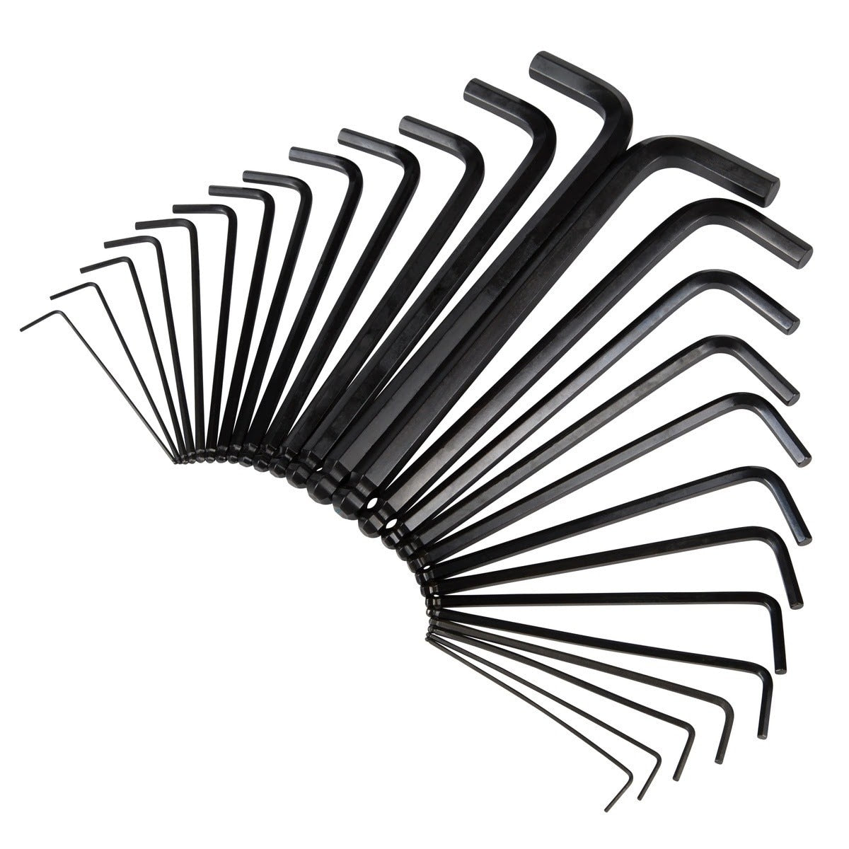 Steelman Pro 41938 Long Arm Ball End Hex Key Wrench Set SAE Metric (26 Piece Set) - 2
