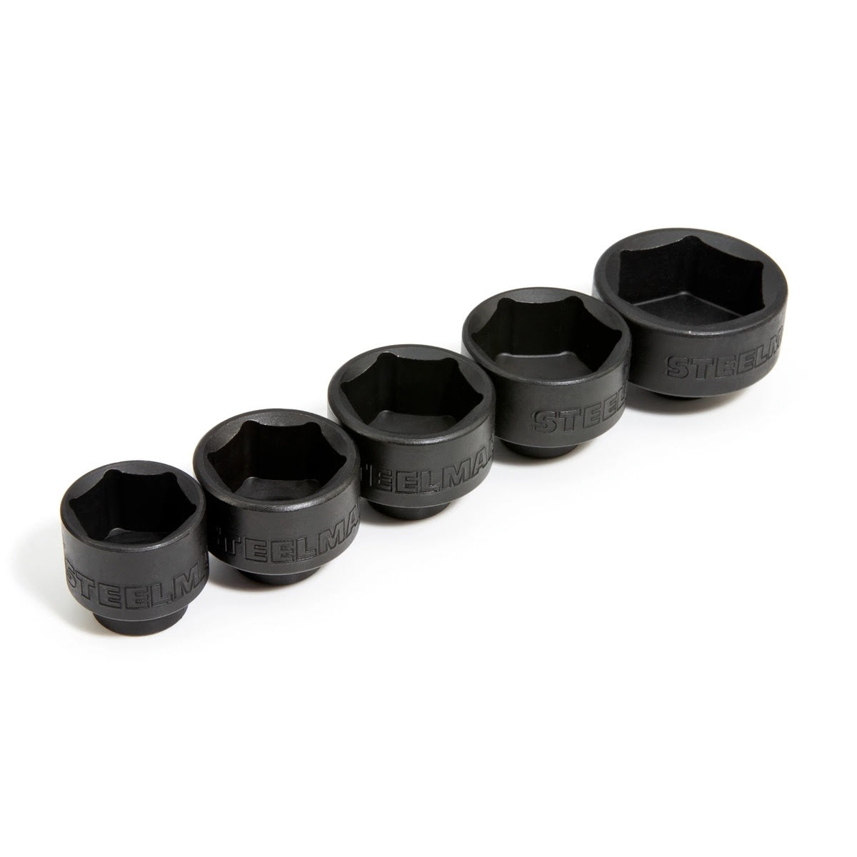 Steelman Pro 42275 Low Profile Oil Filter Socket Set 3/8 Inch Drive 24mm to 36mm (5 Piece) - 2