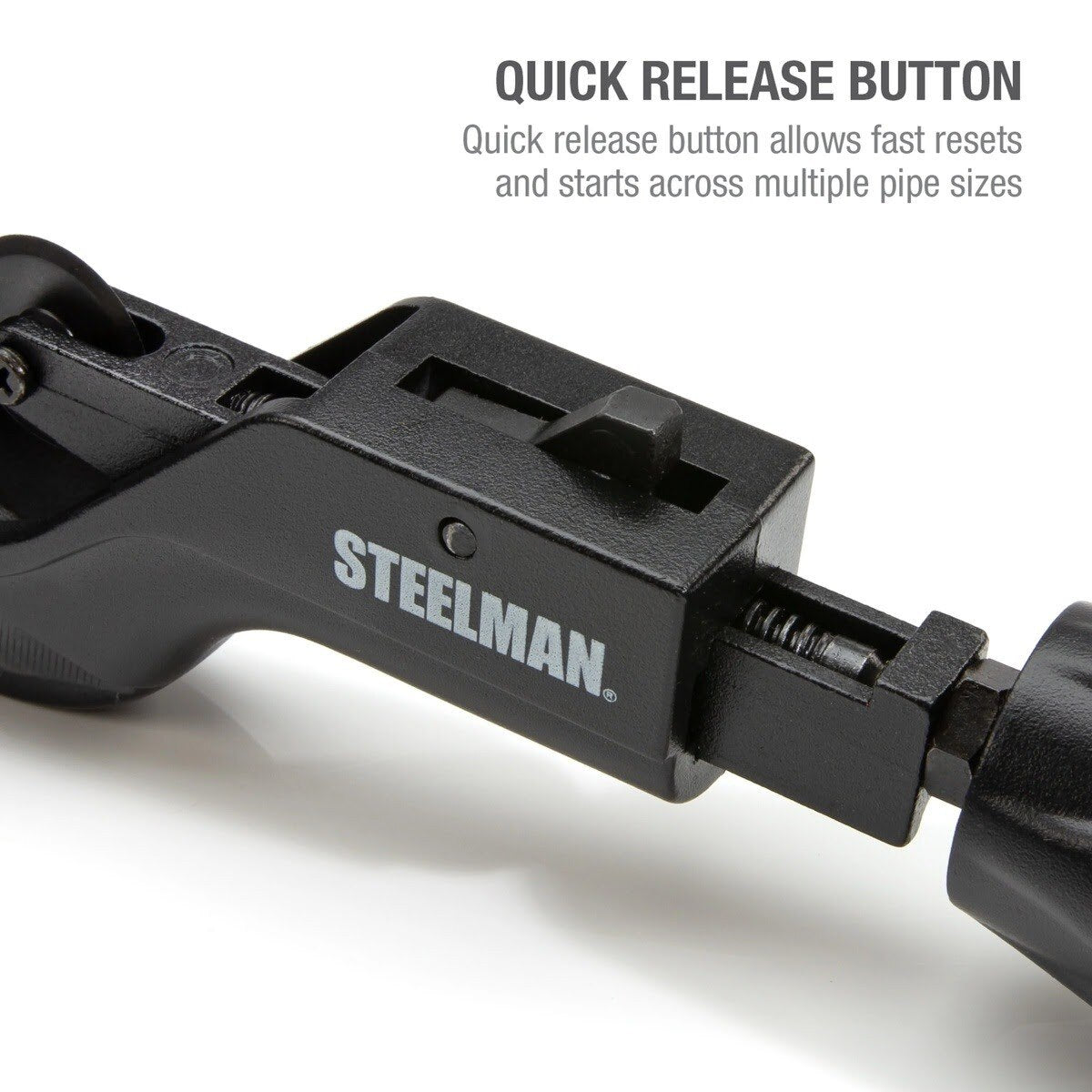 Steelman Pro 42567 1-5/8 Inch Multipurpose Pipe and Tube Feed Cutter with Reamer - 5
