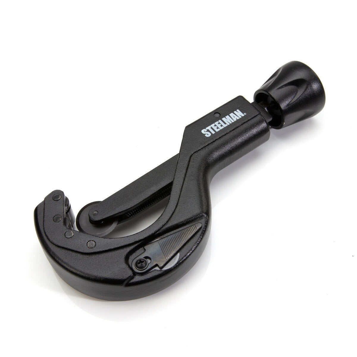 Steelman Pro 42568 2-1/2 in. Multipurpose Pipe and Tube Feed Cutter with Quick Release and Folding Reamer - 2
