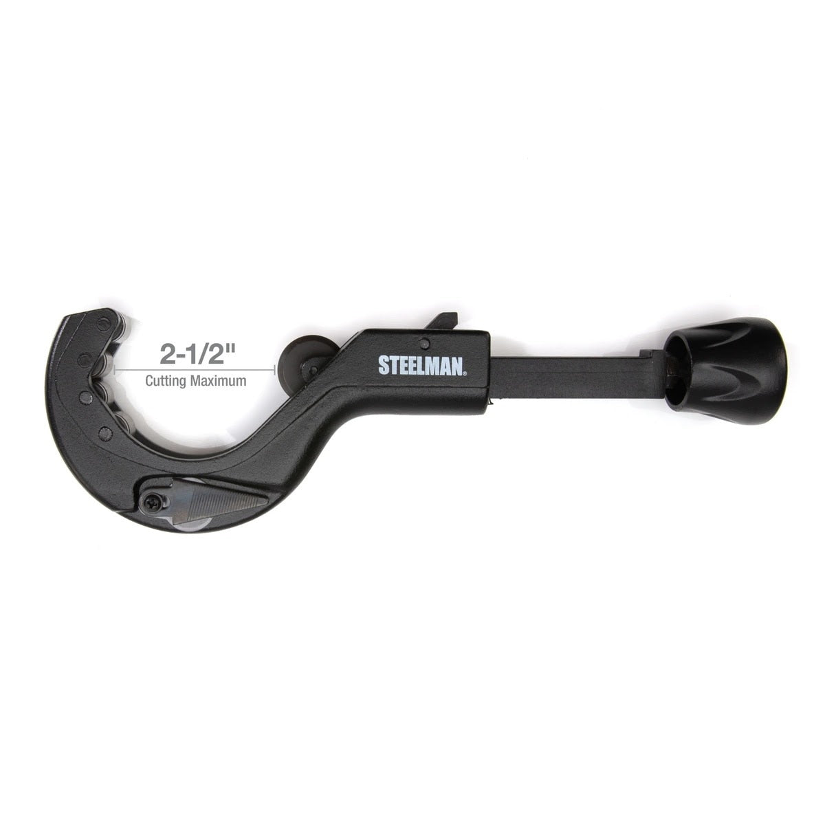 Steelman Pro 42568 2-1/2 in. Multipurpose Pipe and Tube Feed Cutter with Quick Release and Folding Reamer - 3