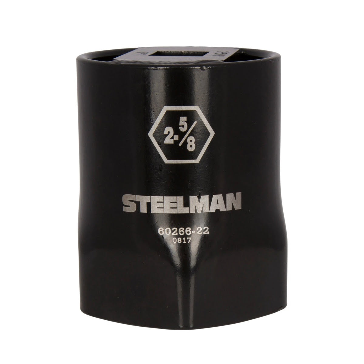 Steelman Pro 60266-22 2-5/8 in. 6-Point Wheel Bearing Locknut Socket 3/4 in. Drive Heavy Duty Steel