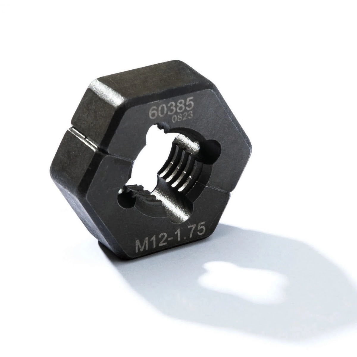 Steelman Pro 60385 M12 x 1.75 Metric Split Die Thread Chaser with Indexing Pins for Wheel Stud Thread Repair